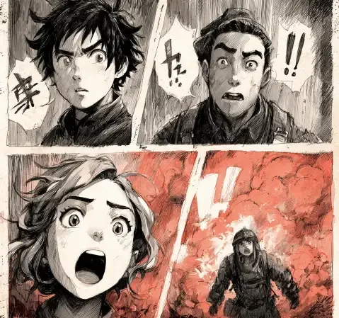 恋爱题材漫画封面示意